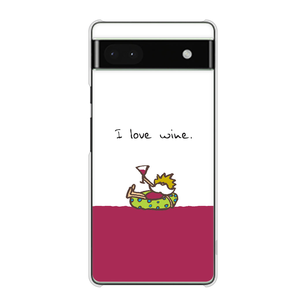 Google Pixel 6a 高画質仕上げ 背面印刷 ハードケース 【IA811 ワインの神様】
