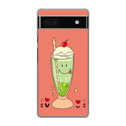 Google Pixel 6a 高画質仕上げ 背面印刷 ハードケース スイーツイラスト