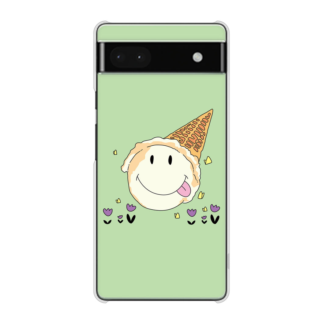 Google Pixel 6a 高画質仕上げ 背面印刷 ハードケース スイーツイラスト