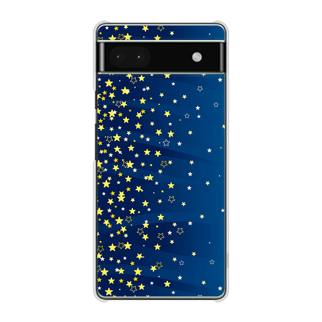 Google Pixel 6a 高画質仕上げ 背面印刷 ハードケース 【VA842 満天の星空】