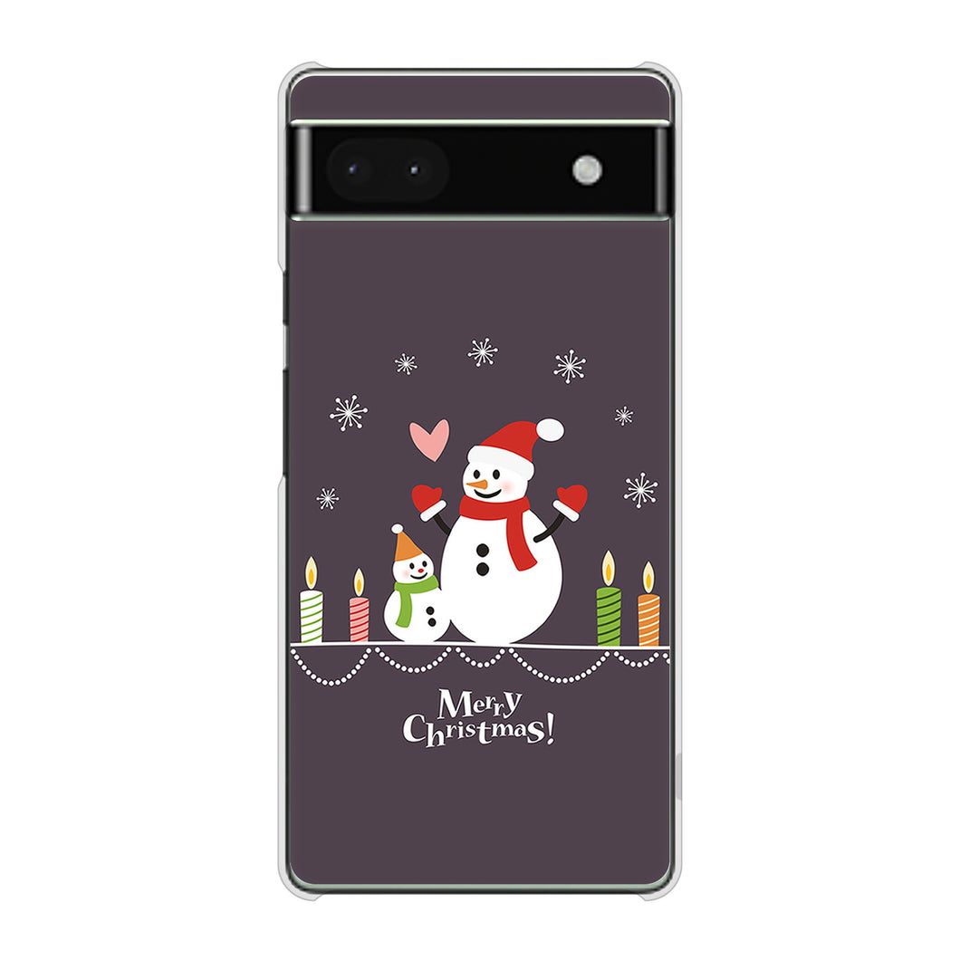 Google Pixel 6a 高画質仕上げ 背面印刷 ハードケース クリスマス