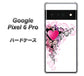 Google Pixel 6 Pro 高画質仕上げ 背面印刷 ハードケース【007 スタイリッシュハート】