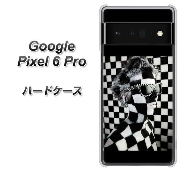 Google Pixel 6 Pro 高画質仕上げ 背面印刷 ハードケース【357 bk&wh】