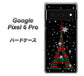 Google Pixel 6 Pro 高画質仕上げ 背面印刷 ハードケース【525 エッフェル塔bk-cr】