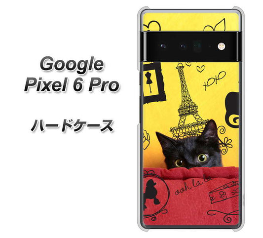 Google Pixel 6 Pro 高画質仕上げ 背面印刷 ハードケース【686 パリの子猫】