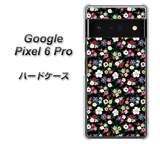 Google Pixel 6 Pro 高画質仕上げ 背面印刷 ハードケース【778 マイクロリバティプリントBK】