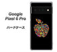 Google Pixel 6 Pro 高画質仕上げ 背面印刷 ハードケース【1195 カラフルアップル】