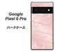 Google Pixel 6 Pro 高画質仕上げ 背面印刷 ハードケース【1340 かくれハート（ローズピンク）】