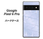 Google Pixel 6 Pro 高画質仕上げ 背面印刷 ハードケース【1341 かくれハート（ライトブルー）】