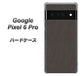 Google Pixel 6 Pro 高画質仕上げ 背面印刷 ハードケース【EK851 レザー風グレー】