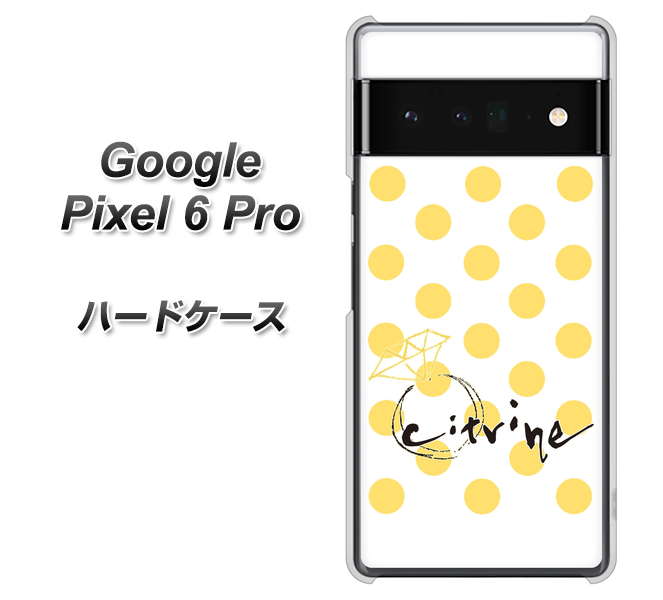 Google Pixel 6 Pro 高画質仕上げ 背面印刷 ハードケース【OE820 11月シトリン】