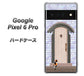 Google Pixel 6 Pro 高画質仕上げ 背面印刷 ハードケース【YA952 石ドア02 素材クリア】