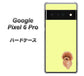 Google Pixel 6 Pro 高画質仕上げ 背面印刷 ハードケース【YJ051 トイプードルレッド（イエロー）】