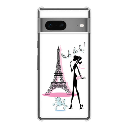 Google Pixel 7 高画質仕上げ 背面印刷 ハードケース LOVE フランス