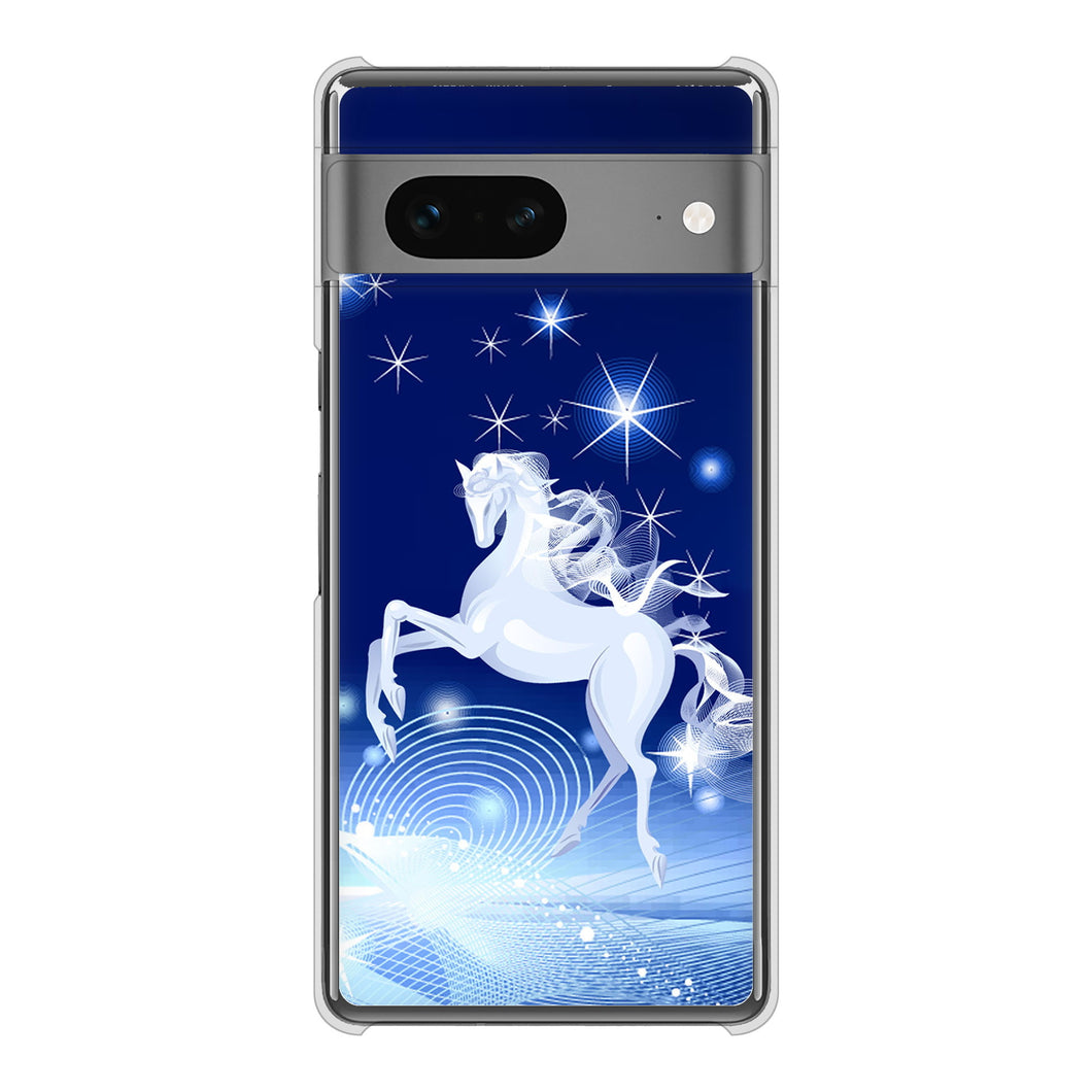 Google Pixel 7 高画質仕上げ 背面印刷 ハードケース 【436 ペガサス】