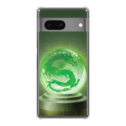 Google Pixel 7 高画質仕上げ 背面印刷 ハードケース 【439 水晶に浮かぶ龍】