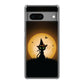 Google Pixel 7 高画質仕上げ 背面印刷 ハードケース 夜とネコ