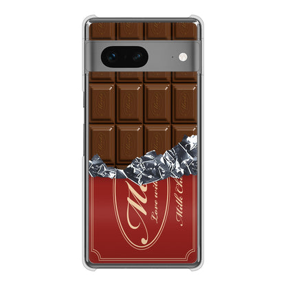 Google Pixel 7 高画質仕上げ 背面印刷 ハードケース 板チョコ