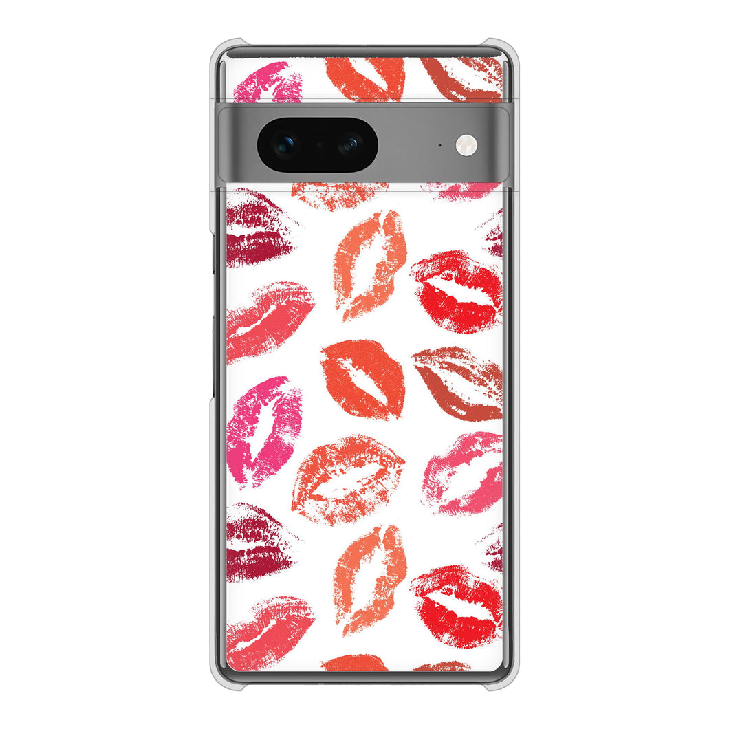 Google Pixel 7 高画質仕上げ 背面印刷 ハードケース 【734 キスkissキス】