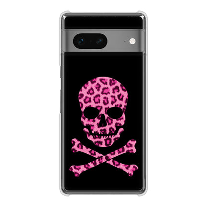 Google Pixel 7 高画質仕上げ 背面印刷 ハードケース ドクロフレーム
