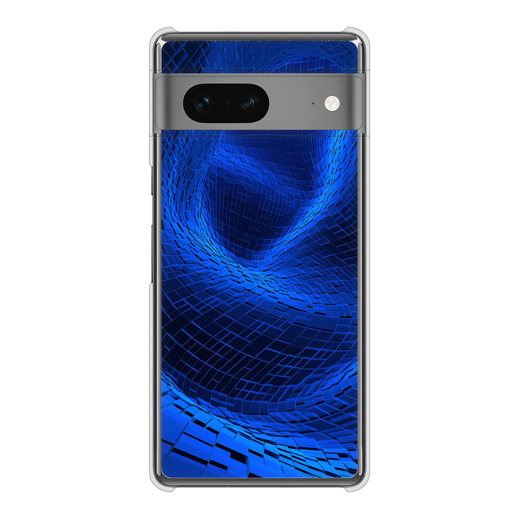 Google Pixel 7 高画質仕上げ 背面印刷 ハードケース 【1302 ワープブルー】