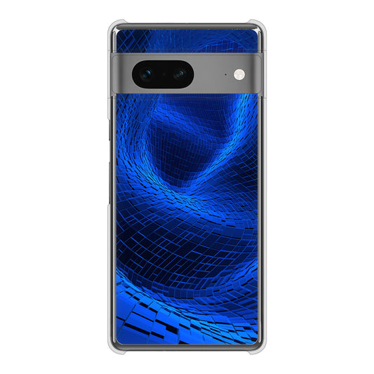 Google Pixel 7 高画質仕上げ 背面印刷 ハードケース 【1302 ワープブルー】