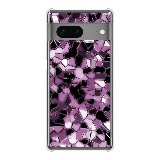 Google Pixel 7 高画質仕上げ 背面印刷 ハードケース 【EK837 テクニカルミラーパープル】