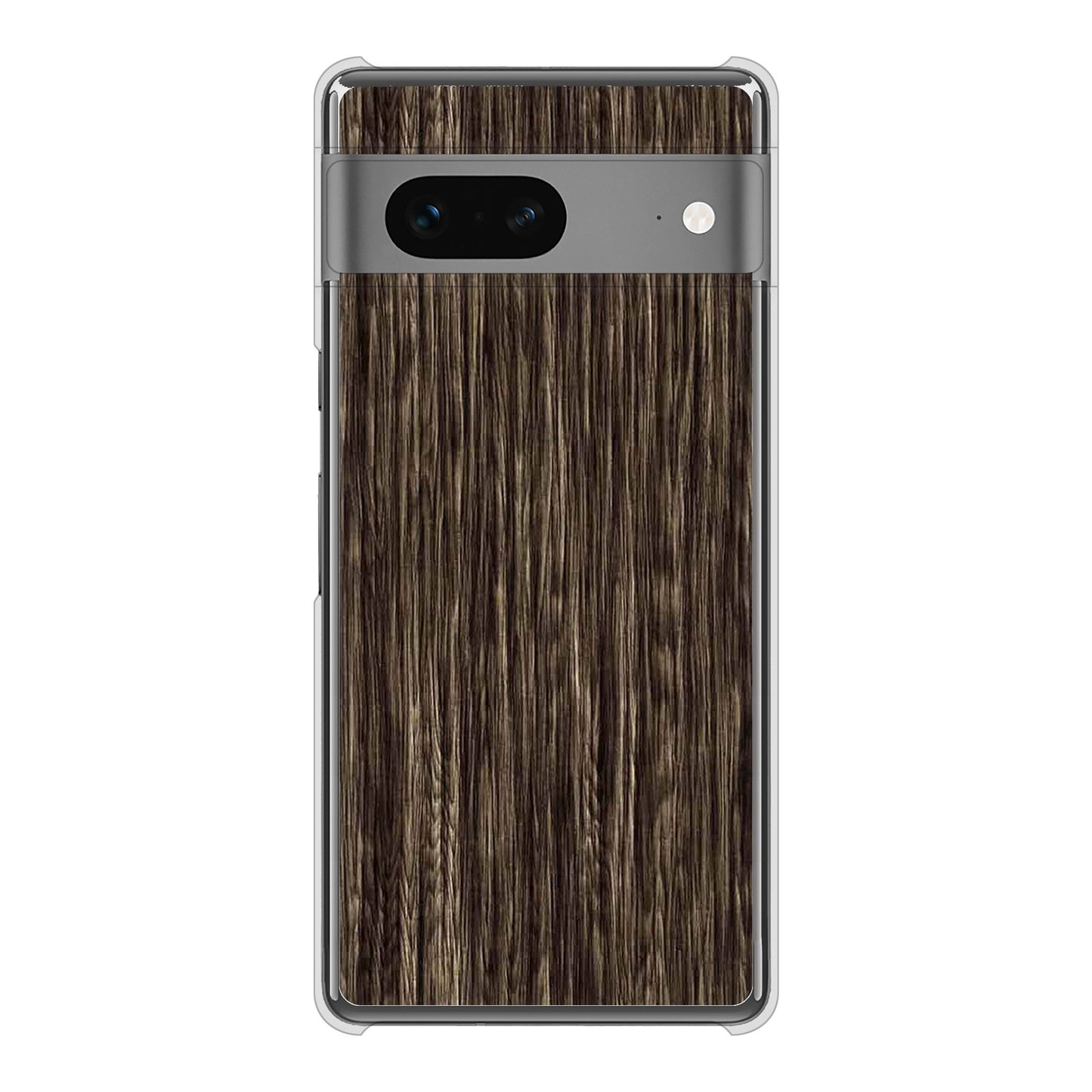 Google Pixel 7 高画質仕上げ 背面印刷 ハードケース 【EK848 木目ダークブラウン】