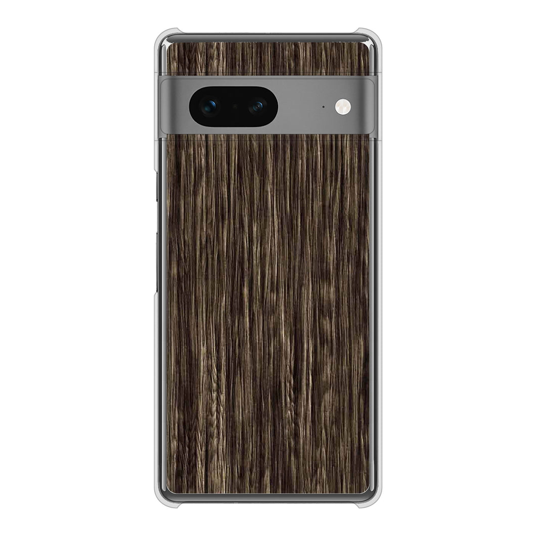 Google Pixel 7 高画質仕上げ 背面印刷 ハードケース 【EK848 木目ダークブラウン】