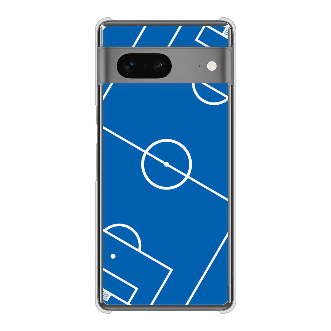 Google Pixel 7 高画質仕上げ 背面印刷 ハードケース 【IB922 SOCCER_ピッチ】