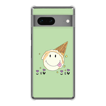 Google Pixel 7 高画質仕上げ 背面印刷 ハードケース スイーツイラスト