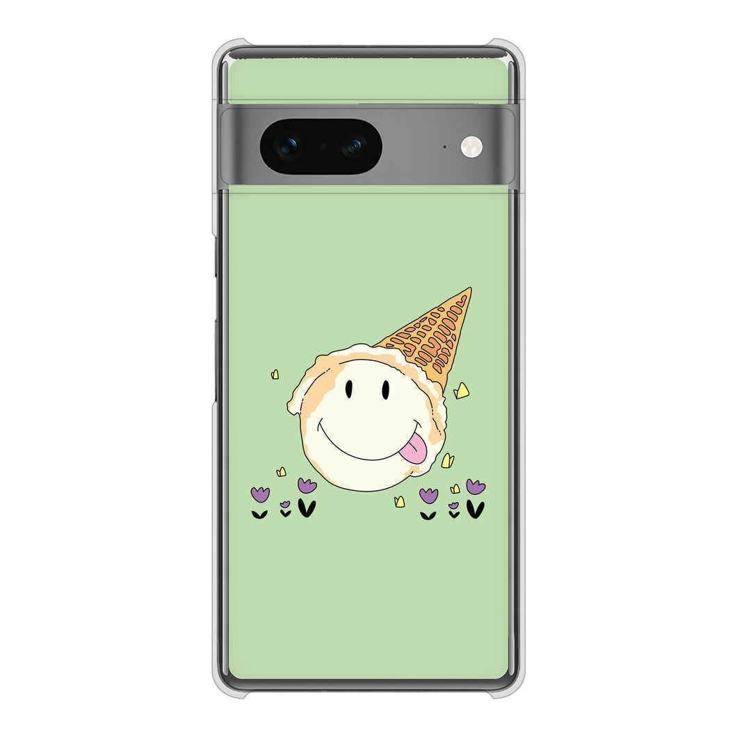 Google Pixel 7 高画質仕上げ 背面印刷 ハードケース スイーツイラスト