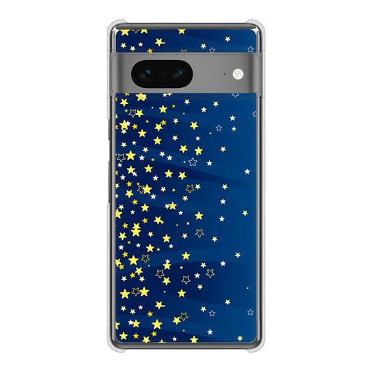 Google Pixel 7 高画質仕上げ 背面印刷 ハードケース 【VA842 満天の星空】