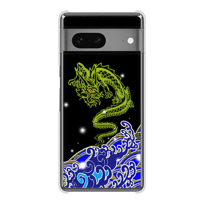 Google Pixel 7 高画質仕上げ 背面印刷 ハードケース 水竜