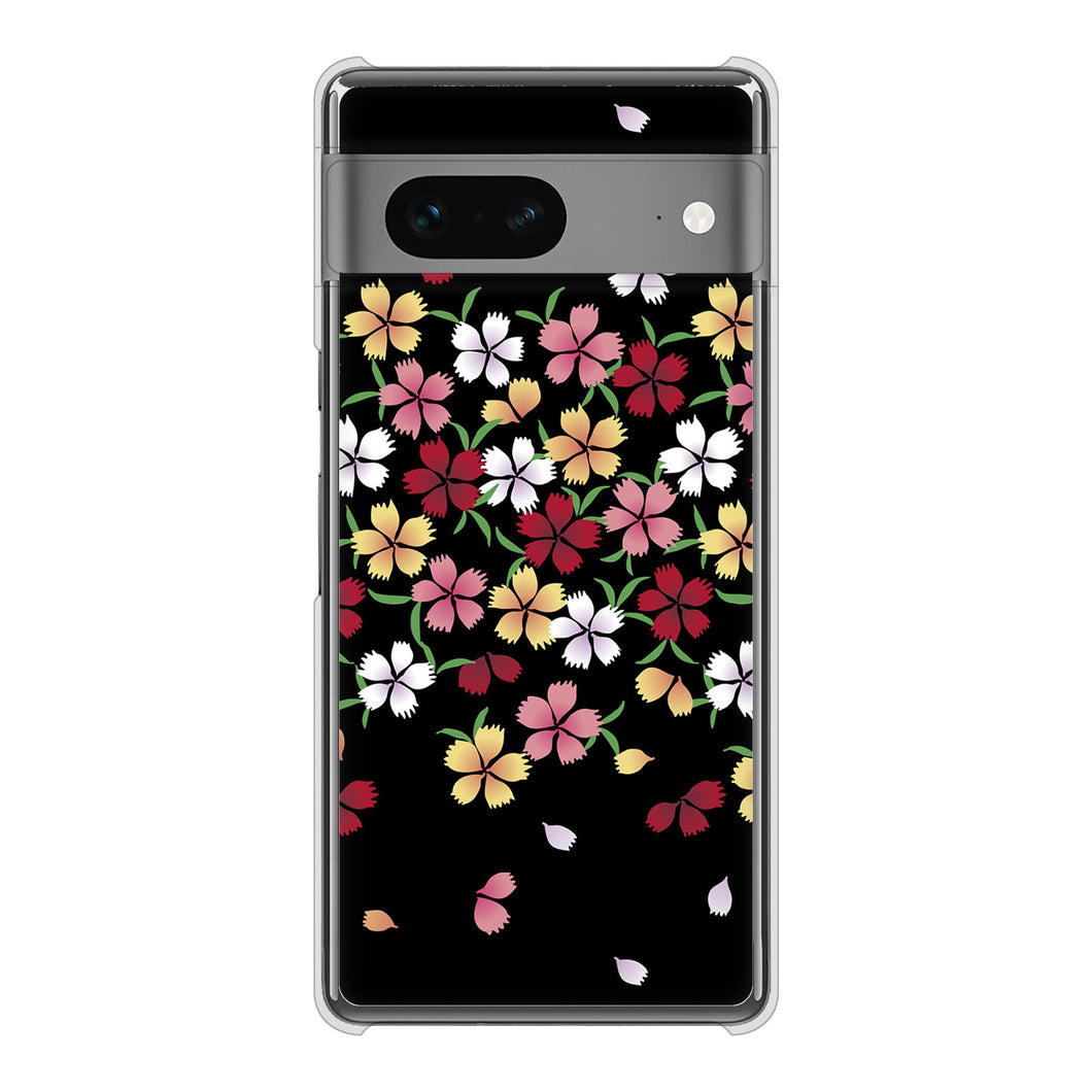 Google Pixel 7 高画質仕上げ 背面印刷 ハードケース 和花柄
