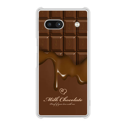 Google Pixel 7a 高画質仕上げ 背面印刷 ハードケース板チョコ