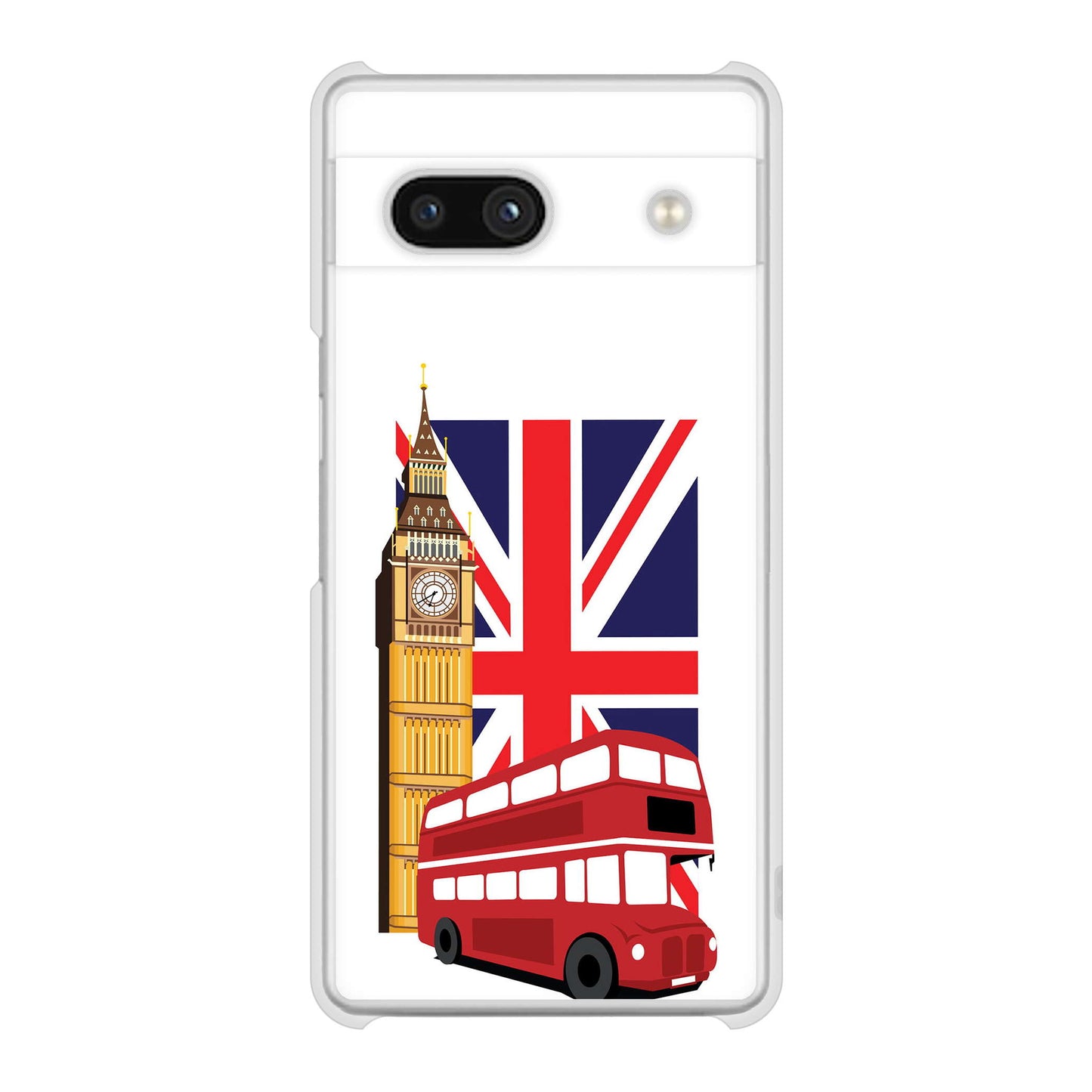 Google Pixel 7a 高画質仕上げ 背面印刷 ハードケースイギリスの風景