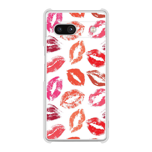 Google Pixel 7a 高画質仕上げ 背面印刷 ハードケース 【734 キスkissキス】