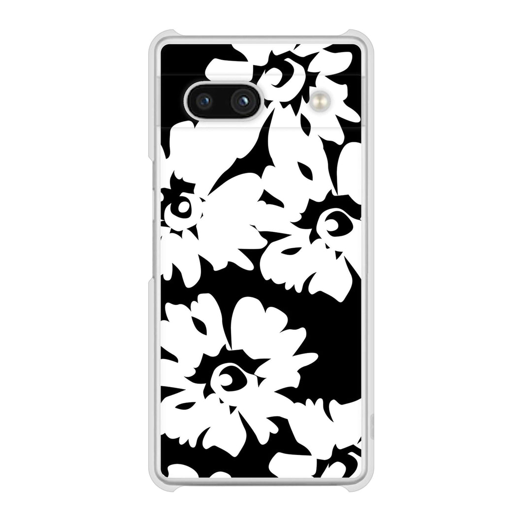 Google Pixel 7a 高画質仕上げ 背面印刷 ハードケース 【1215 モダンフラワー】