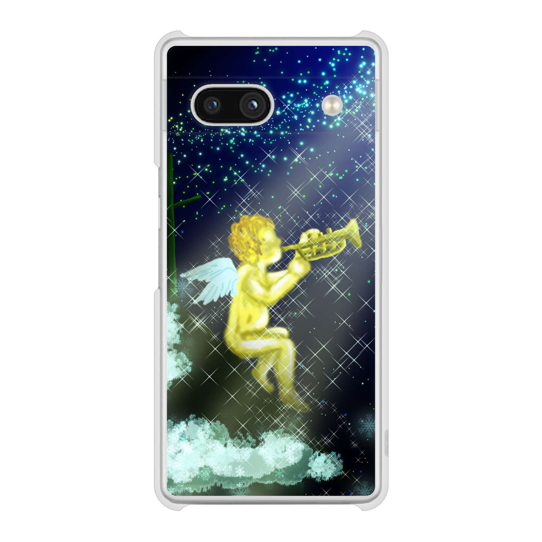Google Pixel 7a 高画質仕上げ 背面印刷 ハードケース 【1248 天使の演奏】