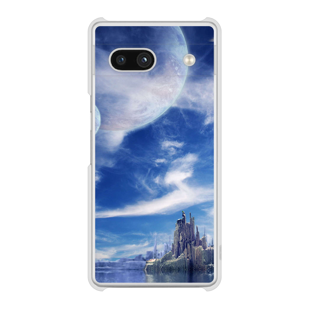 Google Pixel 7a 高画質仕上げ 背面印刷 ハードケース 【1270 広がる宇宙】