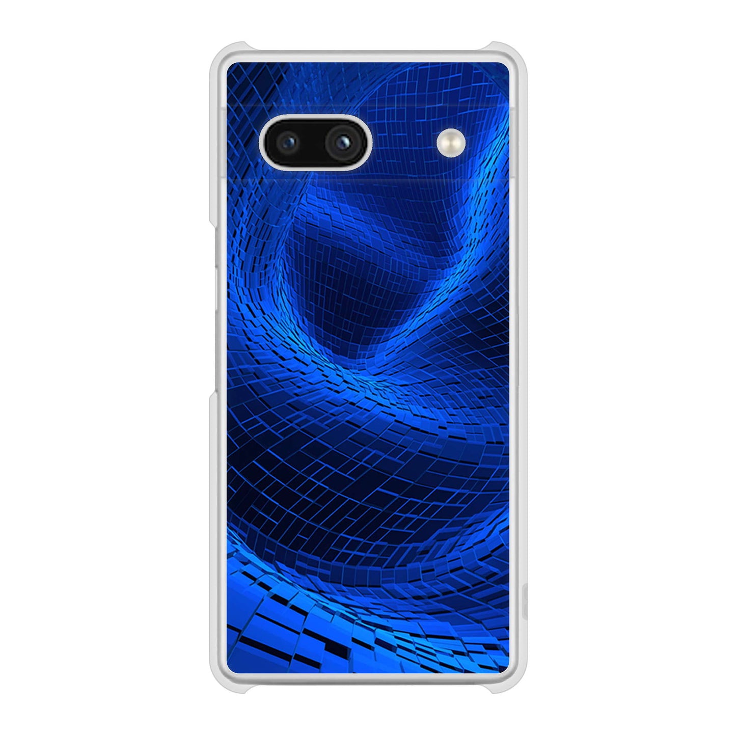 Google Pixel 7a 高画質仕上げ 背面印刷 ハードケース 【1302 ワープブルー】