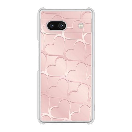 Google Pixel 7a 高画質仕上げ 背面印刷 ハードケースかくれハート