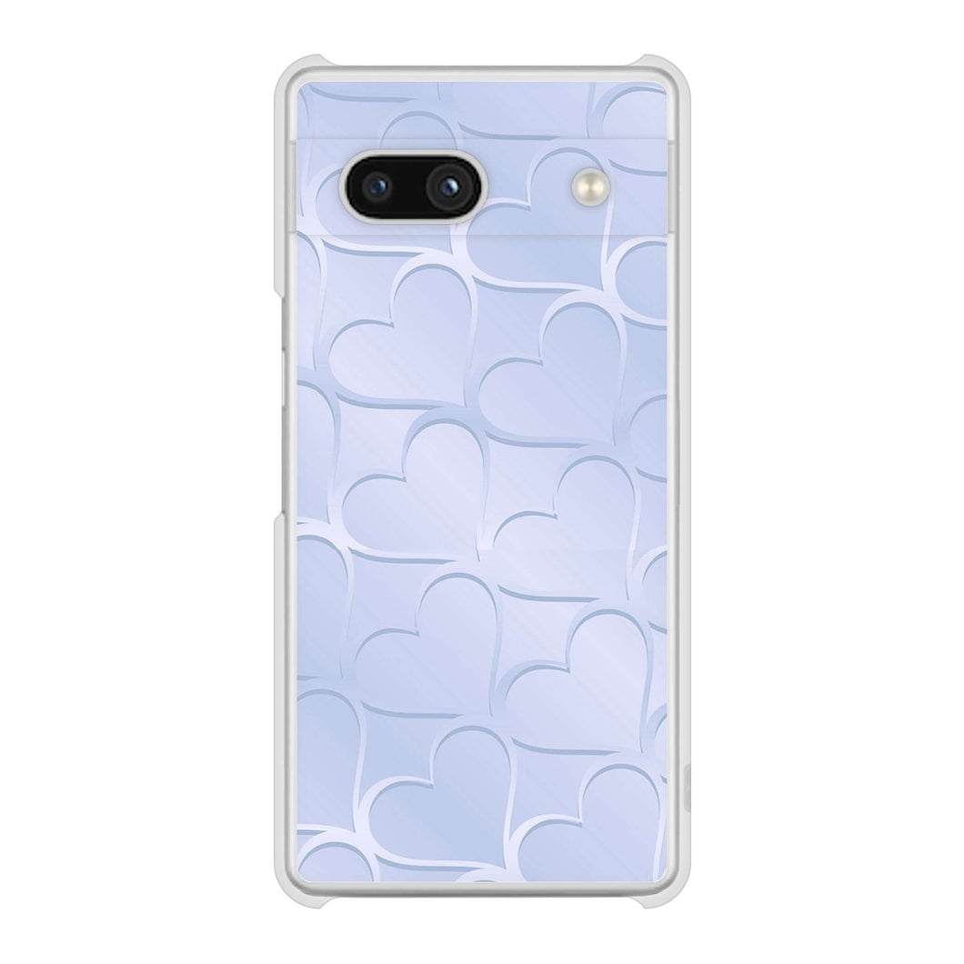 Google Pixel 7a 高画質仕上げ 背面印刷 ハードケースかくれハート