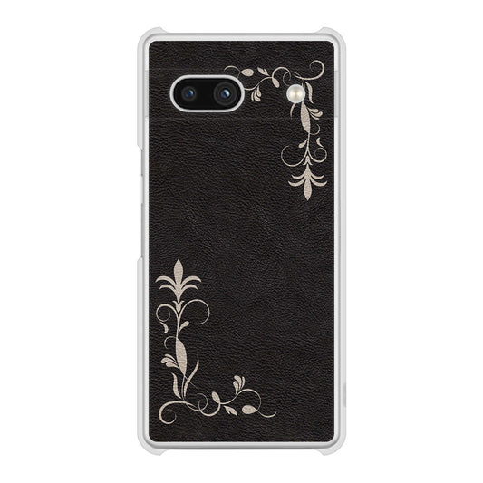 Google Pixel 7a 高画質仕上げ 背面印刷 ハードケース 【EK825 レザー風グラスフレーム】