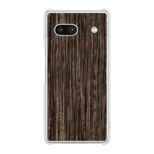 Google Pixel 7a 高画質仕上げ 背面印刷 ハードケース 【EK848 木目ダークブラウン】