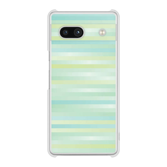 Google Pixel 7a 高画質仕上げ 背面印刷 ハードケースグラデーションボーダー