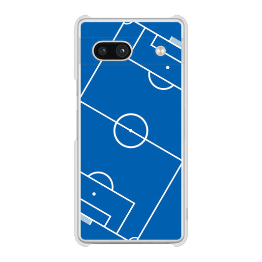 Google Pixel 7a 高画質仕上げ 背面印刷 ハードケース 【IB922 SOCCER_ピッチ】