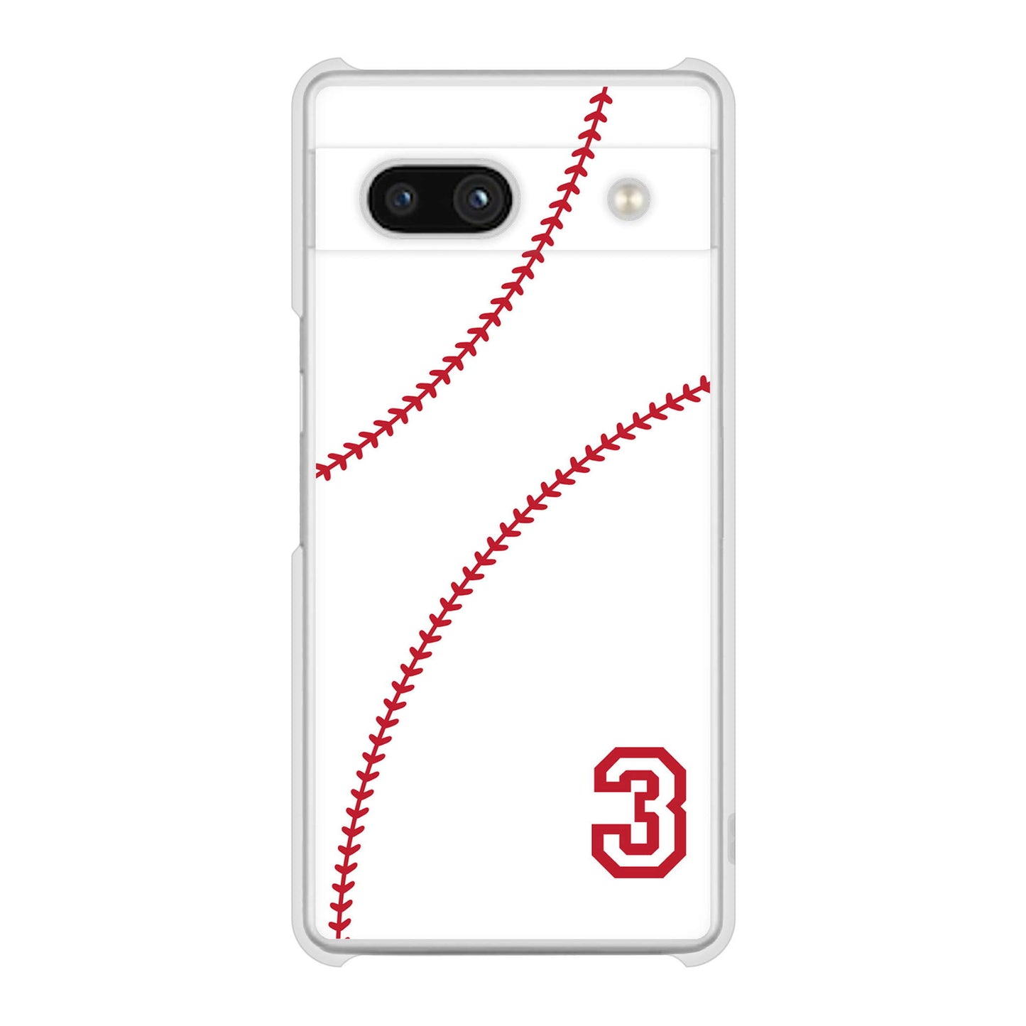 Google Pixel 7a 高画質仕上げ 背面印刷 ハードケースbaseball