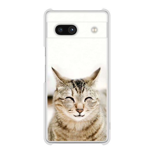 Google Pixel 7a 高画質仕上げ 背面印刷 ハードケース 【VA801 笑福ねこ】